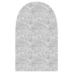 Light Grey Snake Microwave Oven Glove from ArtsNow.com Back