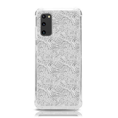 Light Grey Snake Samsung Galaxy S20 6.2 Inch TPU UV Case from ArtsNow.com Front