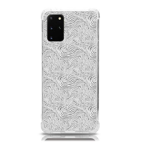 Light Grey Snake Samsung Galaxy S20 Plus 6.7 Inch TPU UV Case from ArtsNow.com Front