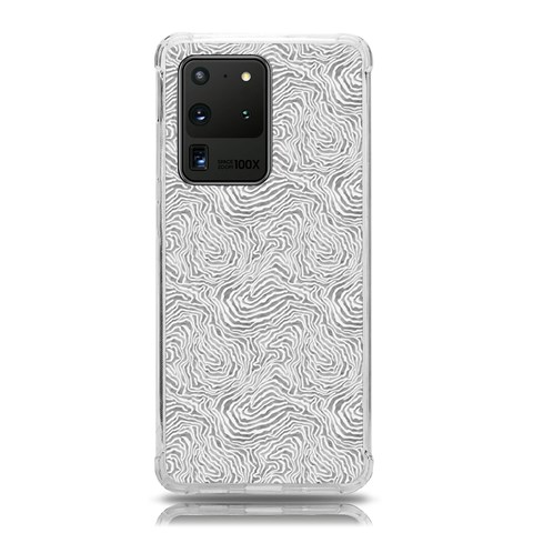 Light Grey Snake Samsung Galaxy S20 Ultra 6.9 Inch TPU UV Case from ArtsNow.com Front