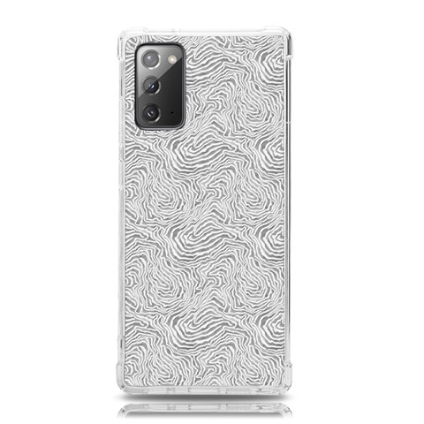 Light Grey Snake Samsung Galaxy Note 20 TPU UV Case from ArtsNow.com Front