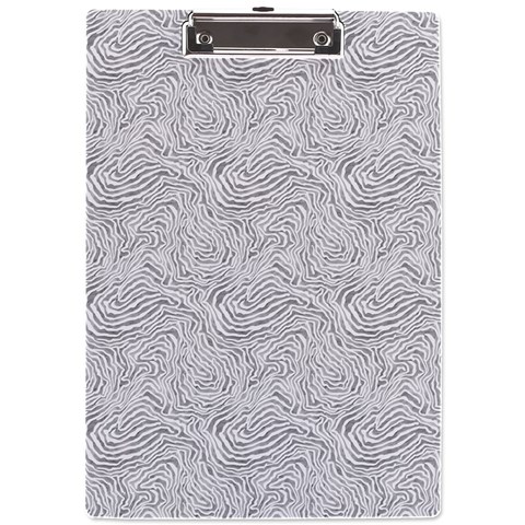 Light Grey Snake A4 Acrylic Clipboard from ArtsNow.com Front