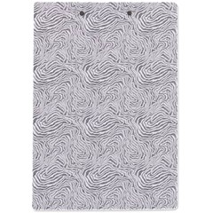 Light Grey Snake A4 Acrylic Clipboard from ArtsNow.com Back