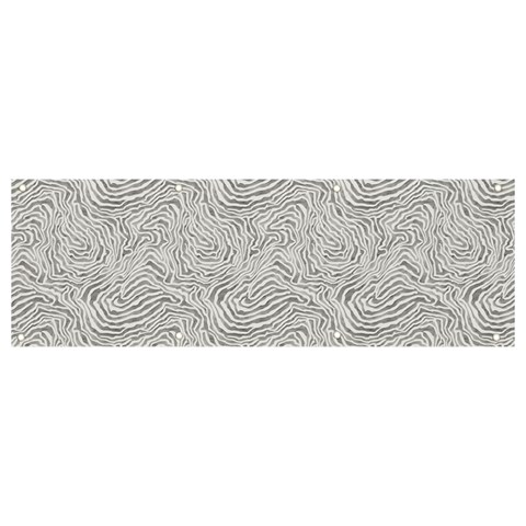 Light Grey Snake Banner and Sign 9  x 3  from ArtsNow.com Front