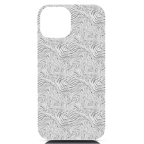Light Grey Snake iPhone 14 Black UV Print PC Hardshell Case from ArtsNow.com Front