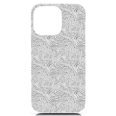 Light Grey Snake iPhone 14 Pro Max Black UV Print PC Hardshell Case from ArtsNow.com Front