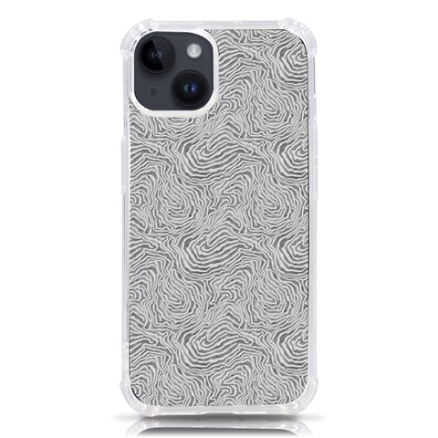 Light Grey Snake iPhone 14 TPU UV Print Case from ArtsNow.com Front