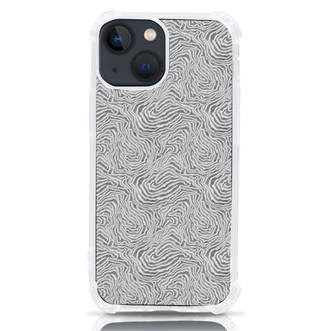 Light Grey Snake iPhone 13 mini TPU UV Print Case from ArtsNow.com Front