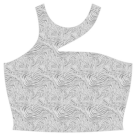 Light Grey Snake Cut Out Top from ArtsNow.com Front