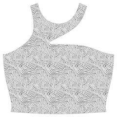 Light Grey Snake Cut Out Top from ArtsNow.com Front