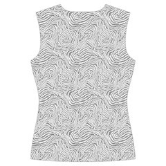 Light Grey Snake Women s Cut Out Long Sleeve T Back