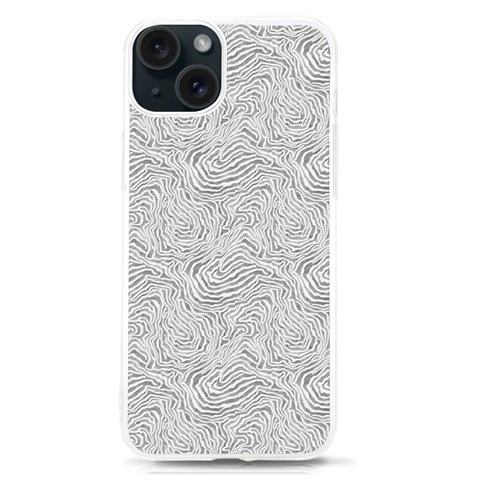 Light Grey Snake iPhone 15 TPU UV Print Case from ArtsNow.com Front