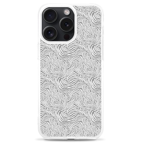 Light Grey Snake iPhone 15 Pro Max TPU UV Print Case from ArtsNow.com Front
