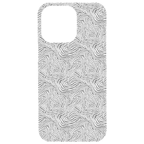 Light Grey Snake iPhone 15 Pro Max Black UV Print PC Hardshell Case from ArtsNow.com Front