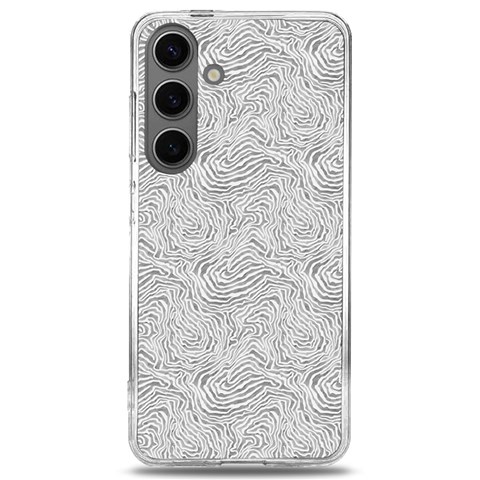Light Grey Snake Samsung Galaxy S24 6.2 Inch TPU UV Case from ArtsNow.com Front
