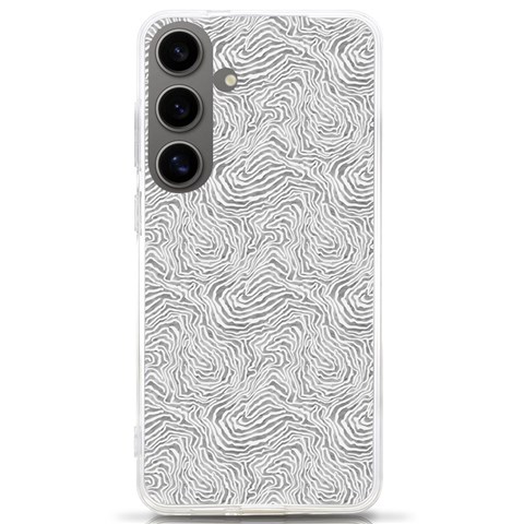 Light Grey Snake Samsung Galaxy S24 Ultra 6.9 Inch TPU UV Case from ArtsNow.com Front