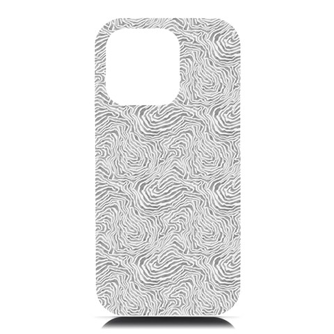 Light Grey Snake iPhone 16 Pro Max Black UV Print PC Hardshell Case from ArtsNow.com Front