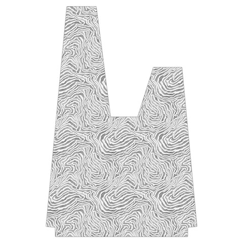 Light Grey Snake Japanese Wrist Knot Bag from ArtsNow.com Front