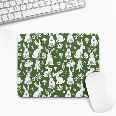 Easter bunny pattern Small Mousepad from ArtsNow.com Front