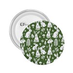 Easter bunny pattern 2.25  Buttons