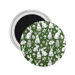 Easter bunny pattern 2.25  Magnets