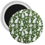 Easter bunny pattern 3  Magnets
