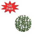 Easter bunny pattern 1  Mini Magnets (100 pack) 