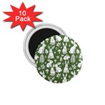 Easter bunny pattern 1.75  Magnets (10 pack) 