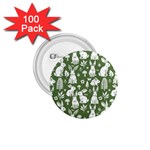 Easter bunny pattern 1.75  Buttons (100 pack) 