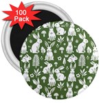 Easter bunny pattern 3  Magnets (100 pack)