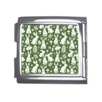 Easter bunny pattern Mega Link Italian Charm (18mm)