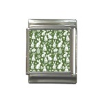 Easter bunny pattern Italian Charm (13mm)