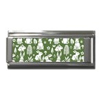 Easter bunny pattern Superlink Italian Charm (9mm)