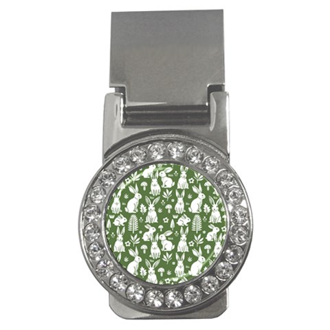 Easter bunny pattern Money Clips (CZ)  from ArtsNow.com Front