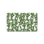 Easter bunny pattern Magnet (Name Card)