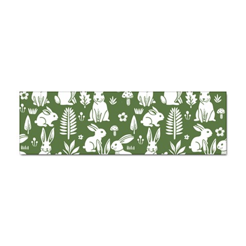 Easter bunny pattern Sticker Bumper (100 pack) from ArtsNow.com Front