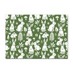 Easter bunny pattern Sticker A4 (100 pack)