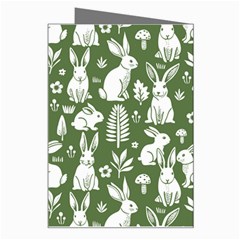 Easter bunny pattern Greeting Card from ArtsNow.com Right