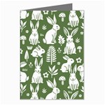 Easter bunny pattern Greeting Cards (Pkg of 8)