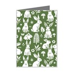 Easter bunny pattern Mini Greeting Card
