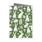 Easter bunny pattern Mini Greeting Cards (Pkg of 8)