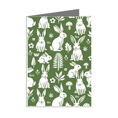 Easter bunny pattern Mini Greeting Cards (Pkg of 8) from ArtsNow.com Right