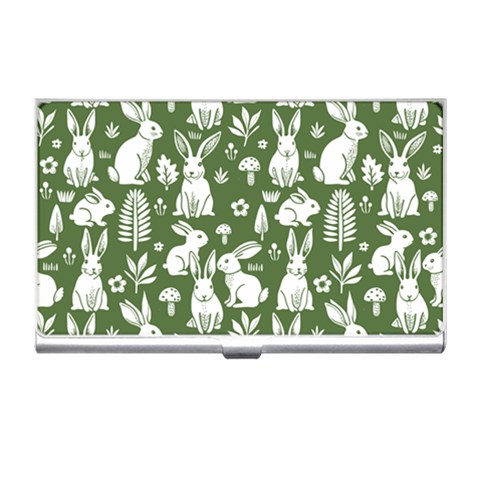 Easter bunny pattern Business Card Holder from ArtsNow.com Front