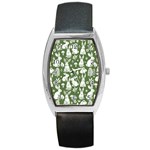 Easter bunny pattern Barrel Style Metal Watch