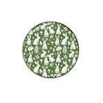 Easter bunny pattern Hat Clip Ball Marker