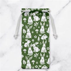Easter bunny pattern Jewelry Bag from ArtsNow.com Back