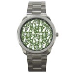 Easter bunny pattern Sport Metal Watch