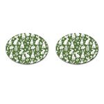 Easter bunny pattern Cufflinks (Oval)