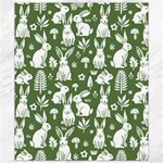 Easter bunny pattern Canvas 8  x 10 