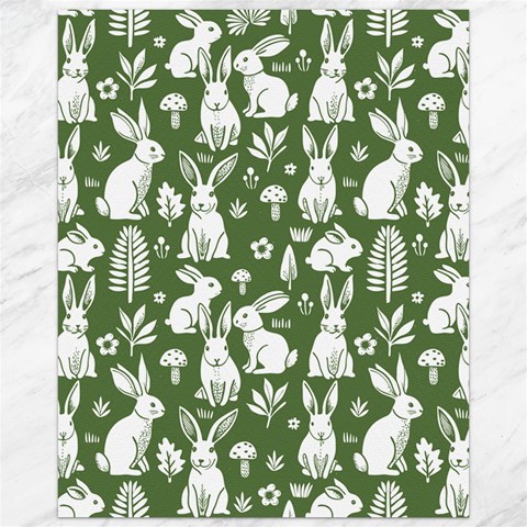 Easter bunny pattern Canvas 16  x 20  from ArtsNow.com 15.75 x19.29  Canvas - 1